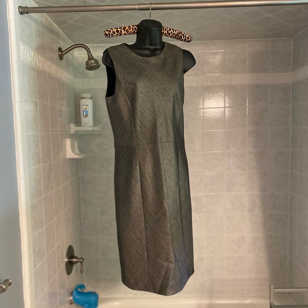 Theory Gray Sleeveless Dress